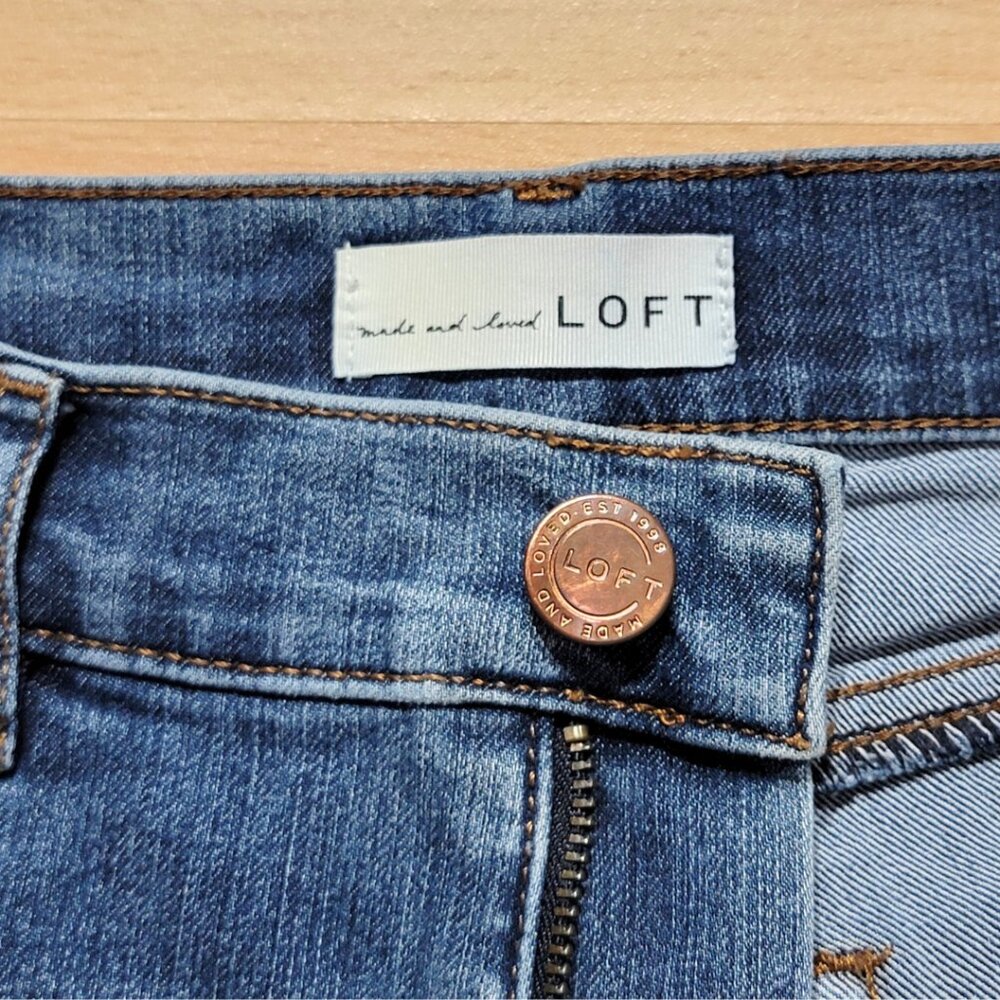 Loft Distressed Skinny Jeans | Size: 8/29 - Picture 9 of 13